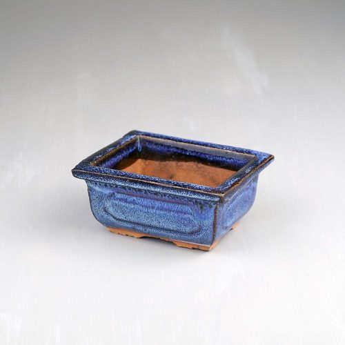Bonsai tál - kék, 10 cm