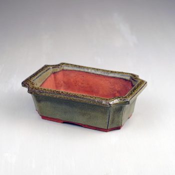 Bonsai tál - zöld, 15 cm